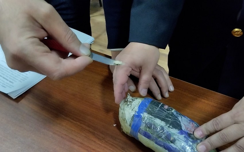 Hökməlidə daha bir nəfərdən 2 kiloqram heroin aşkar edildi - FOTO