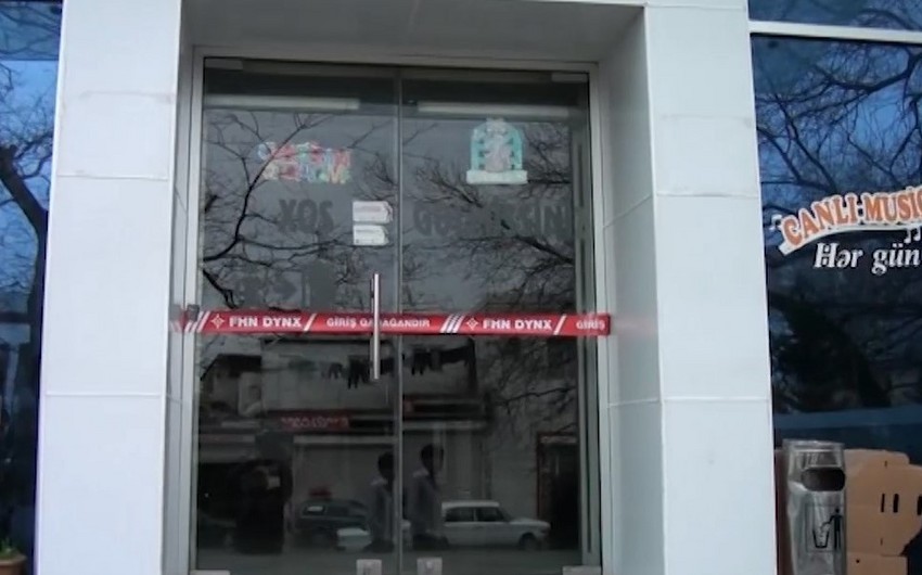 Bakıda restoranlardan birinin fəaliyyəti dayandırıldı - VİDEO