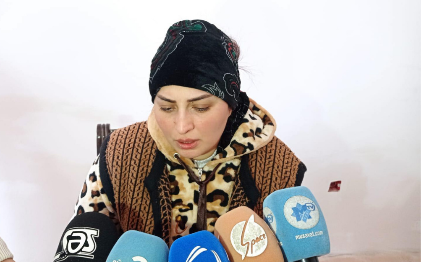 Oğlu zəlzələdə həlak olan ana: