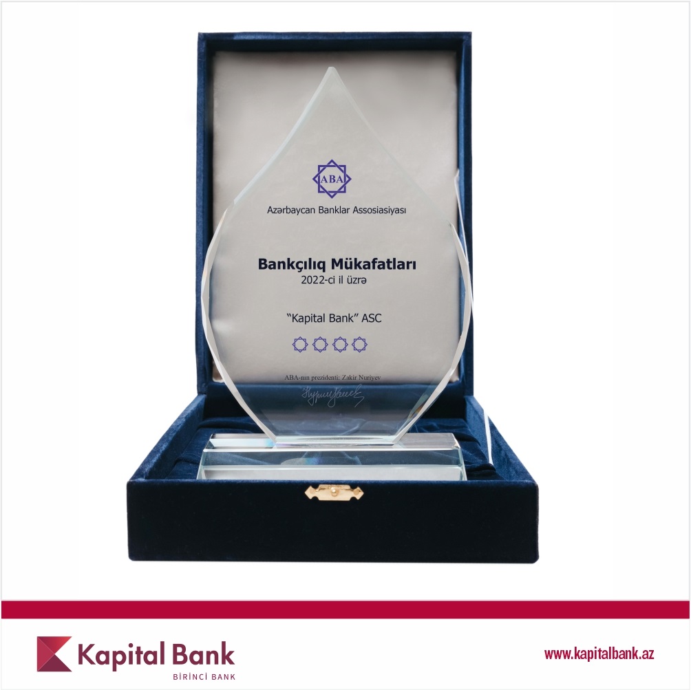 Kapital Bank 4 nominasiyada qalib oldu - FOTO