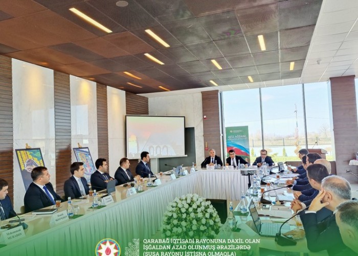 Ağdamda İqtisadi məsələlər üzrə İşçi Qrupun iclası keçirildi