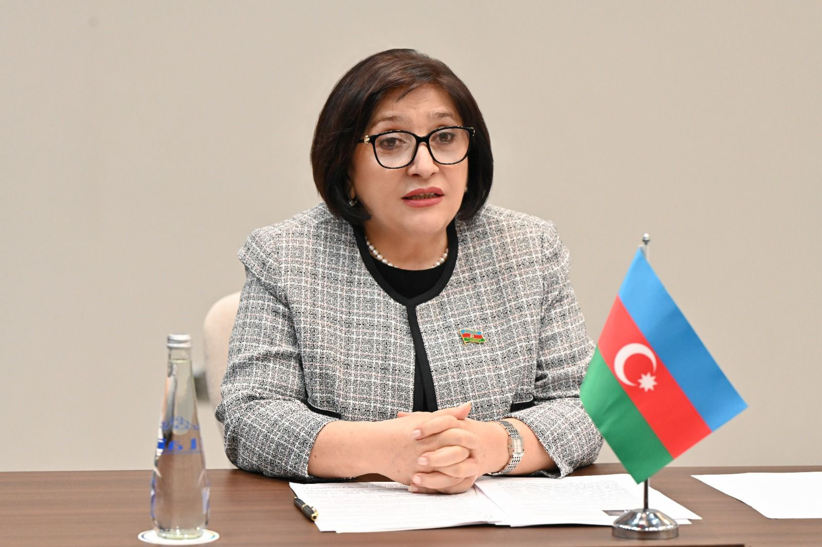 Sahibə Qafarova Bəhreyndə parlament rəhbərləri ilə görüşlər keçirib - FOTOLAR