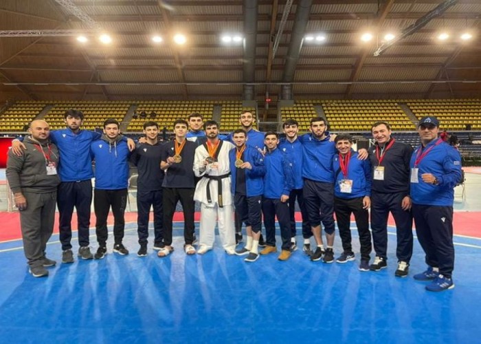 Taekvondoçularımız Niderlandda 2 qızıl və 1 gümüş medal qazandı