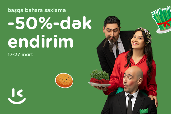 “Kontakt”da “Başqa bahara saxlama” kampaniyası – 50%-dək ENDİRİM, XÜSUSİ KREDİT ŞƏRTLƏRİ