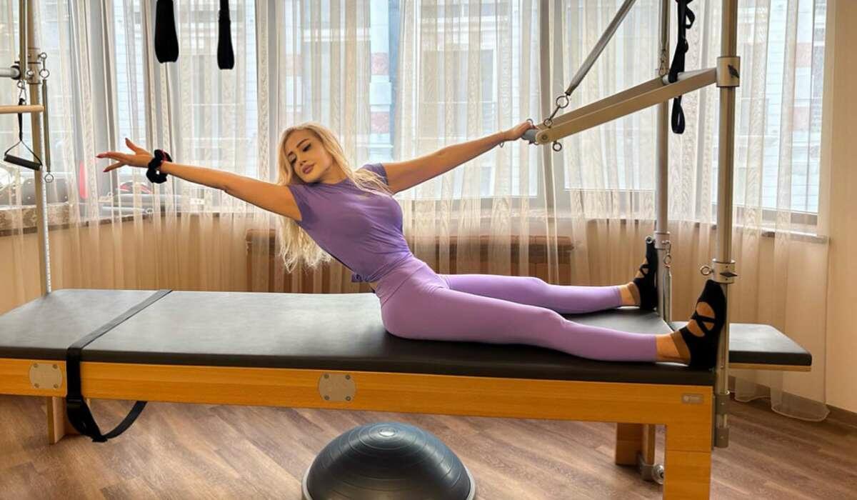 56 yaşlı Xalq artistinin pilates şousu... - FOTO