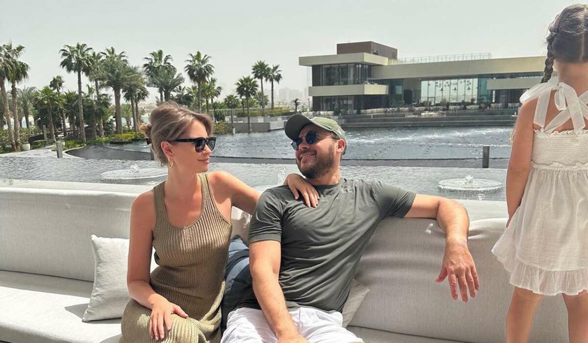 Emin Ağalarov xanımı və qızı ilə bir arada - FOTO