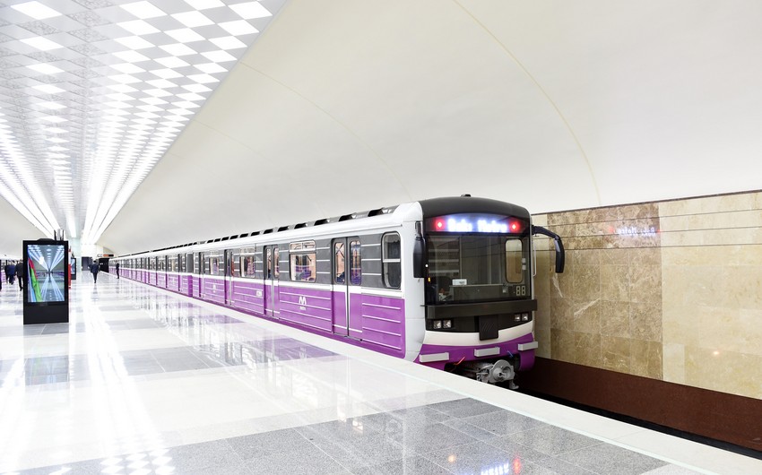 Bakı metrosunda qatarların hərəkət qrafikinə dəyişikliklər edildi