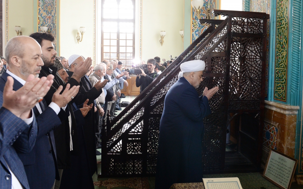 “Təzəpir” məscidində bayram namazı qılındı - FOTO