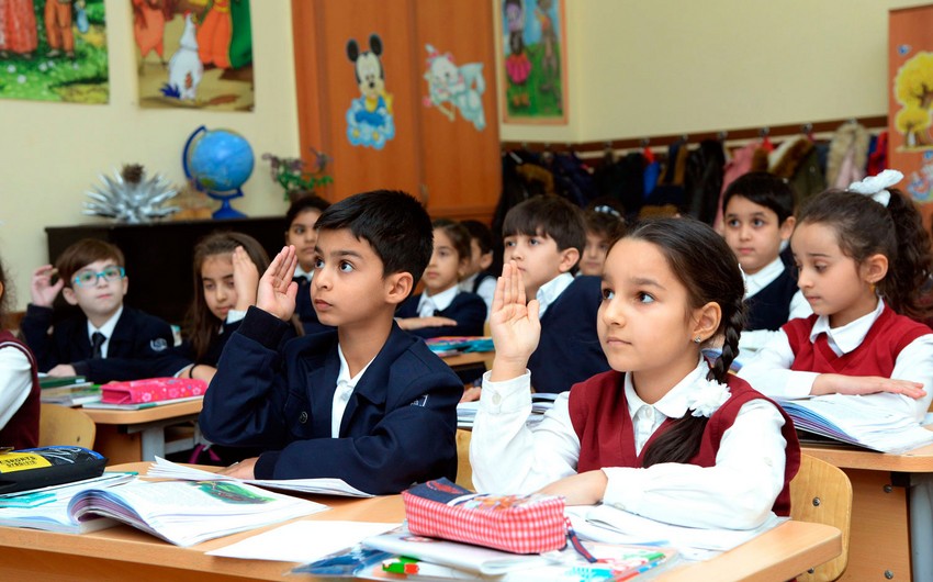 İbtidai siniflər üçün bir həftəlik tətil başlayır
