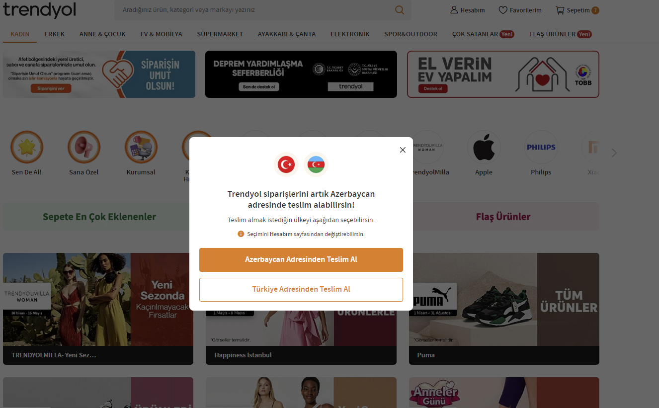 “Trendyol”dan Azərbaycan istifadəçiləri üçün YENİLİK - Bu gündən...