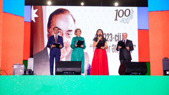 Abşeronda Heydər Əliyevə həsr olunmuş konsert keçirildi - FOTOLAR + VİDEO