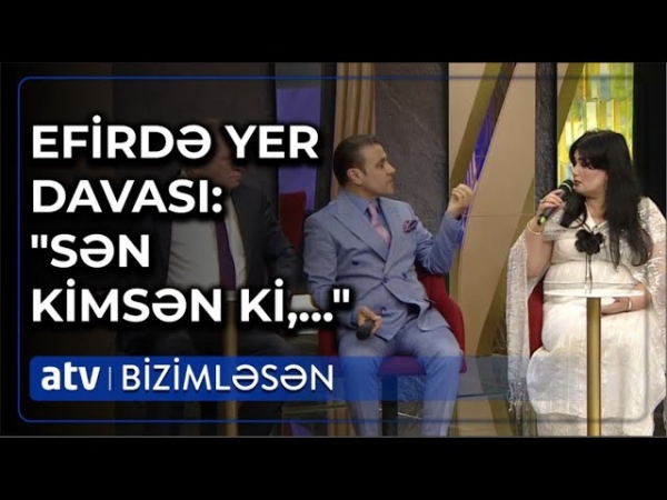 Canlı efirdə müğənnilər qırğına çıxdı: Küçə adamı kimi danışırsan - VİDEO