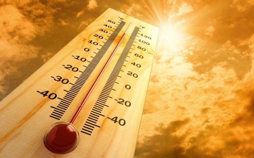 Havanın temperaturu iqlim normasından 3,4 dərəcə yuxarı olub