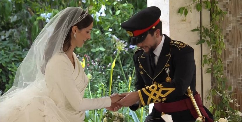 İordaniya vəliəhdi Hüseyn evləndi - FOTOLAR