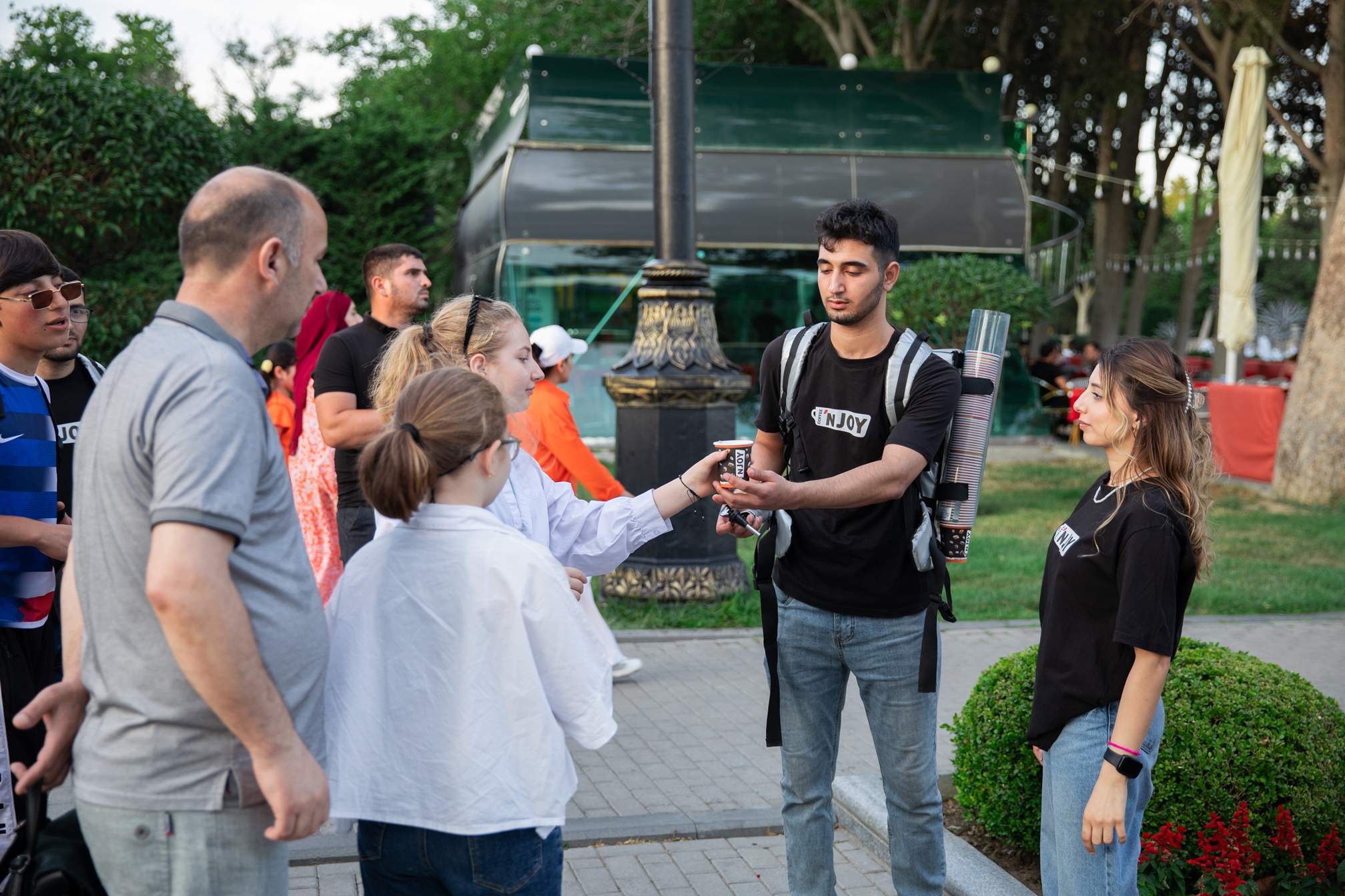 “Coffee N`Joy” yeni layihəyə start verdi - FOTOLAR