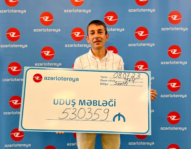 Yarım milyon manatlıq cekpotu O QAZANDI - FOTO