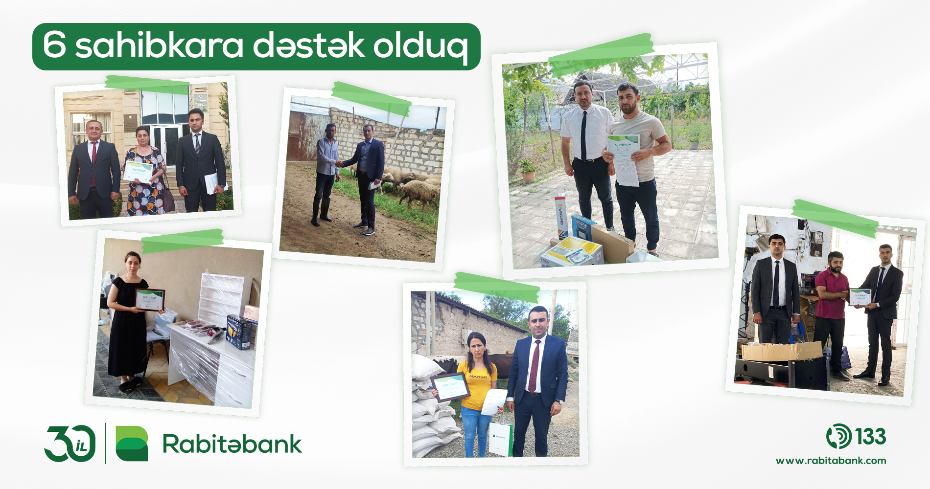 Rabitəbank vətəndaşlara şəxsi biznesini qurmağa dəstək oldu