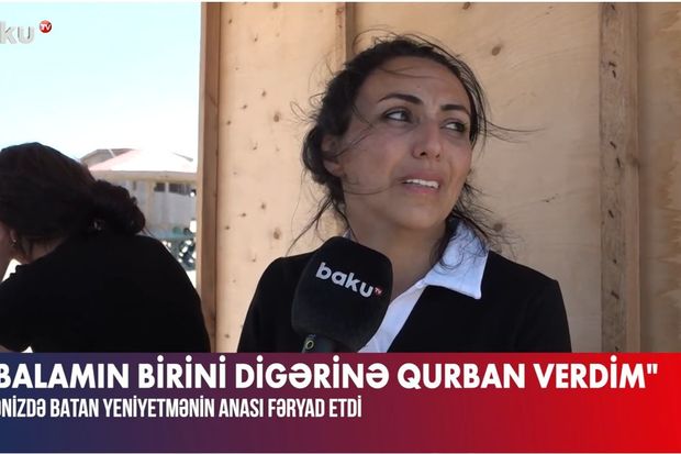 Dənizdə batan yeniyetmənin anası fəryad etdi: “Balamın birini... - VİDEO