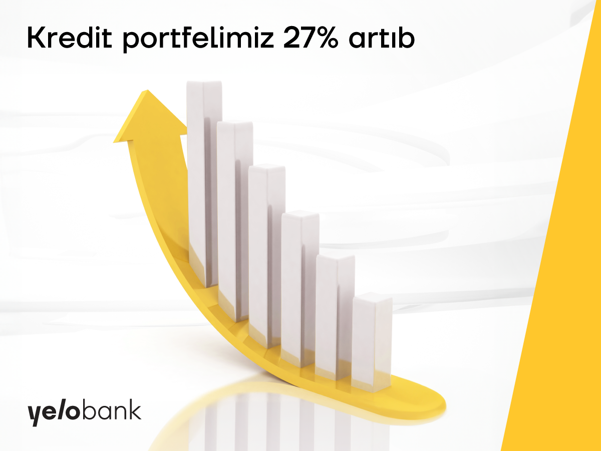 Yelo Bankın kredit portfeli 27% artıb