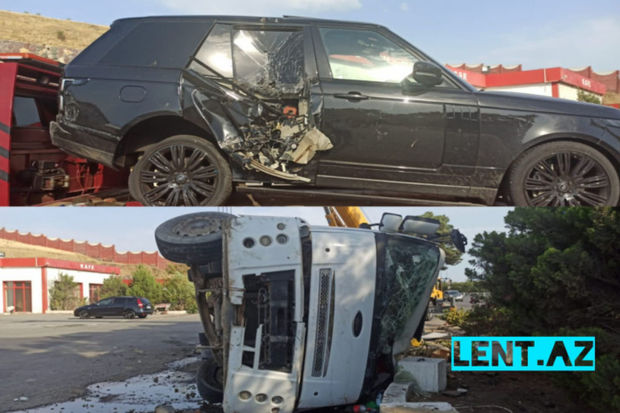 Zibil daşıyan maşın “Range Rover”lə toqquşub aşdı: Fəhlə öldü