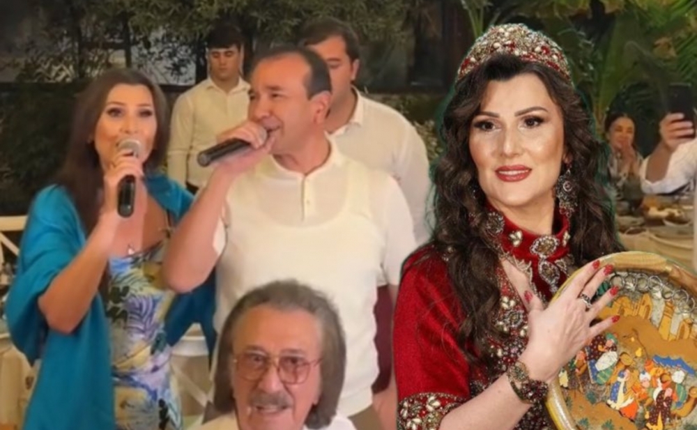 Gülyanaq Məmmədova özbəkistanlı nazirlə duet oxudu - VİDEO