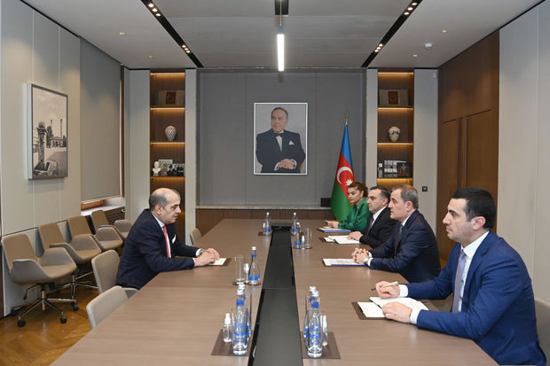 Ceyhun Bayramov İordaniya səfirini qəbul etdi - FOTO
