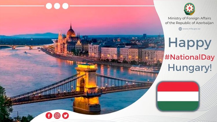 Azərbaycan XİN Macarıstanı təbrik etdi