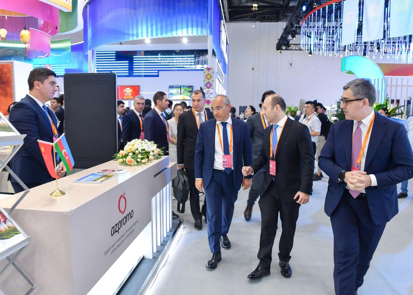 Azərbaycan Pekində keçirilən sərgidə vahid ölkə stendi ilə iştirak edir - FOTO