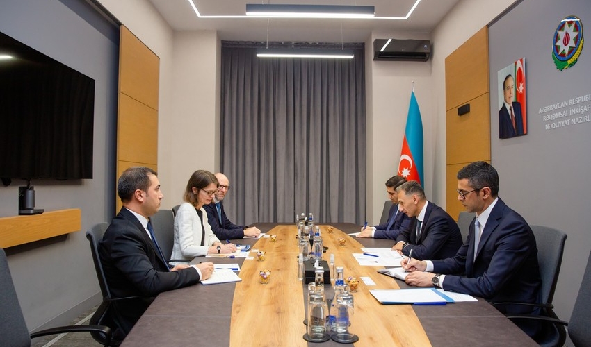 Rəşad Nəbiyev Ştefani Ştalmeysterlə görüşüb - FOTO