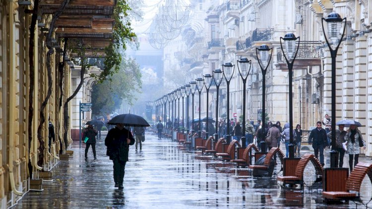 Sabah Bakıda və rayonlarda yağış yağacaq - PROQNOZ