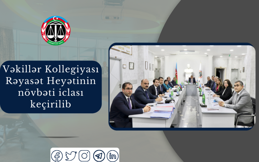 Vəkillər Kollegiyasının Akademiyası təsis olunub