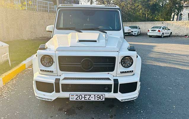 Narkotik qəbul edib “Galendewagen” sürdü - FOTO