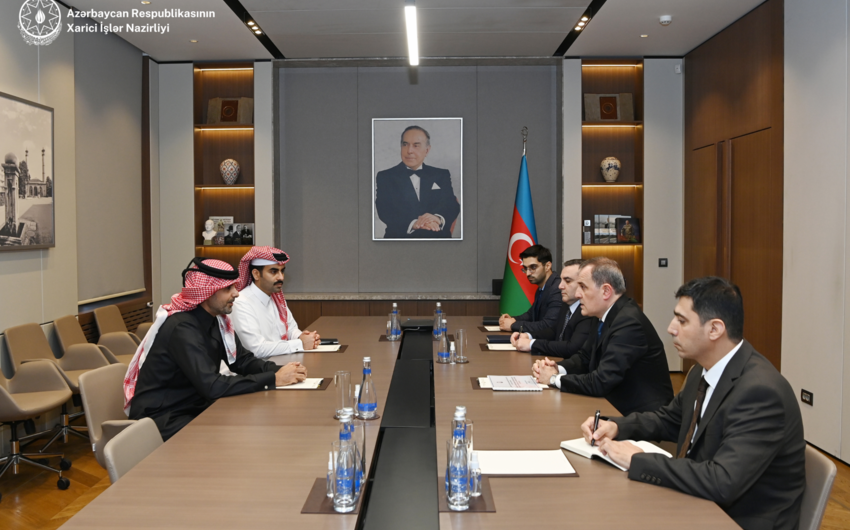 Ceyhun Bayramov Qətər səfirini qəbul etdi - FOTO