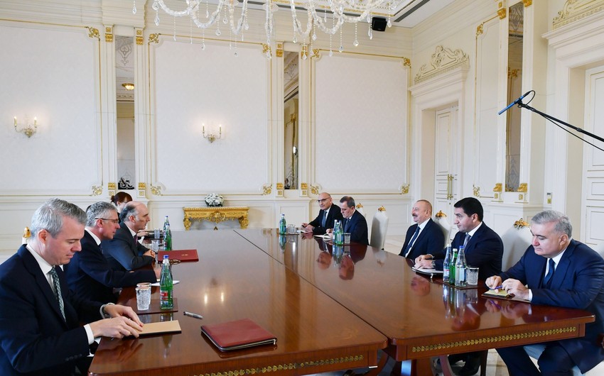 Prezident Böyük Britaniyanın dövlət nazirini qəbul etdi - FOTO + YENİLƏNİB