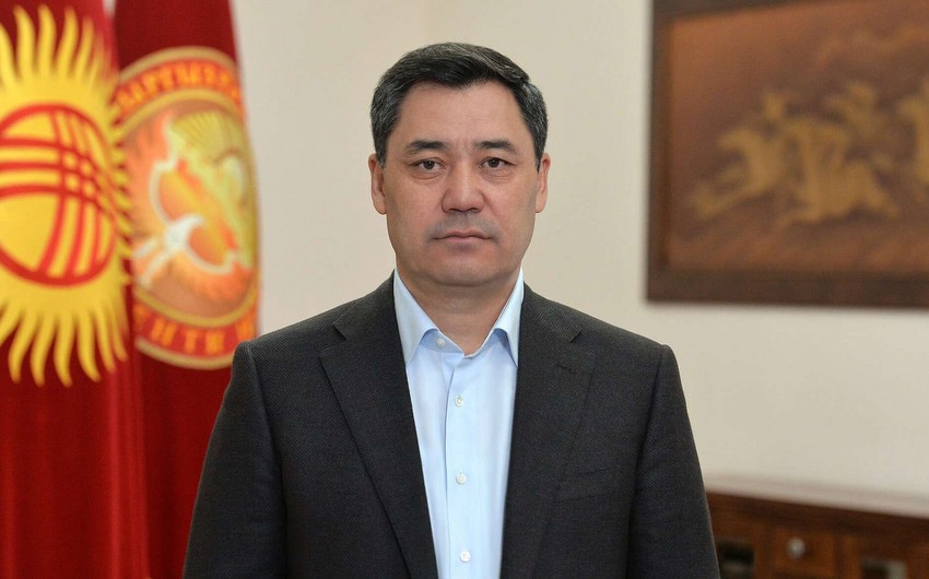 Sadır Japarov Azərbaycana işgüzar səfərə gəldi