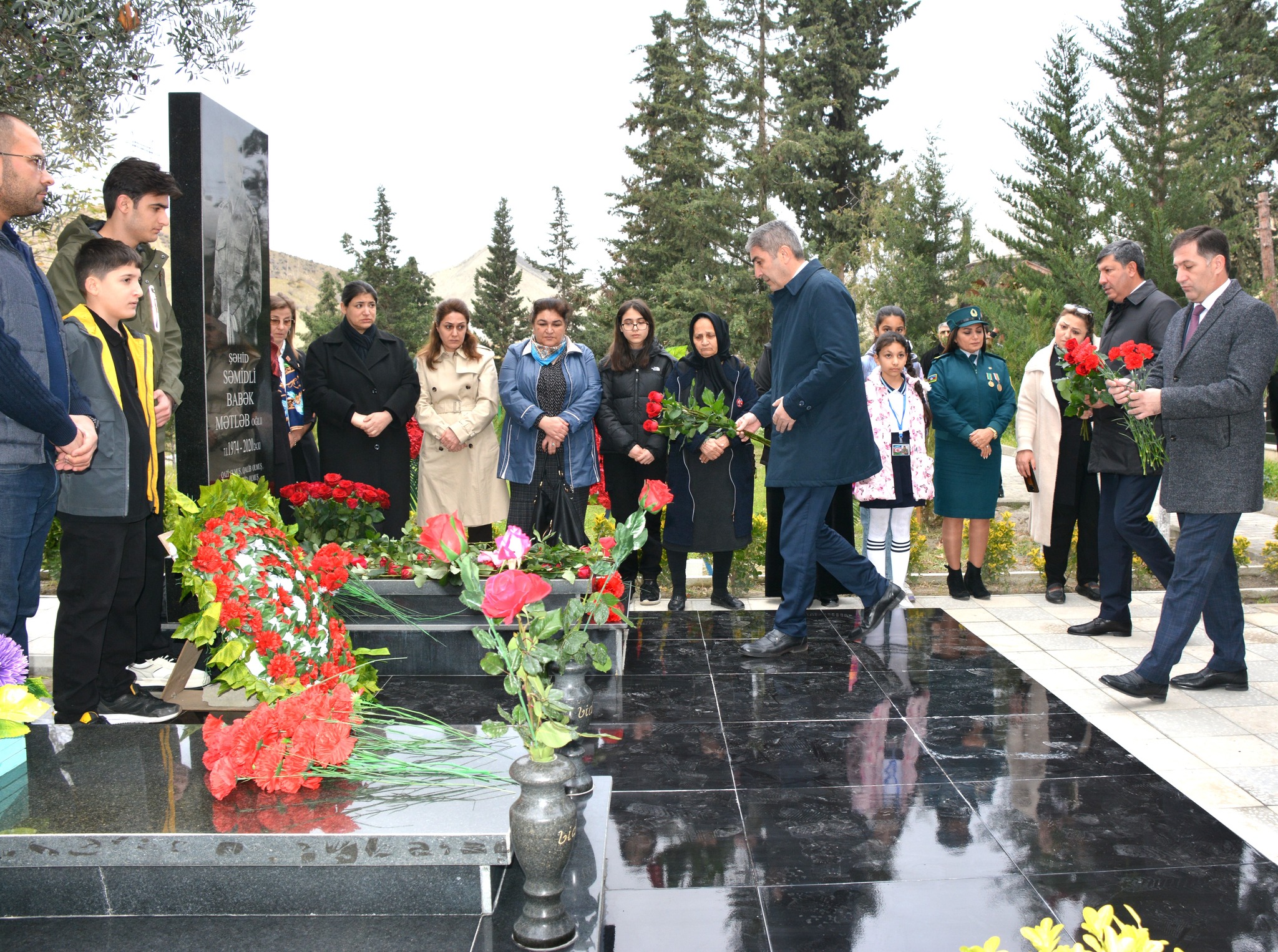 Göyçayda şəhid polkovnik Babək Səmidli anıldı - FOTOLAR