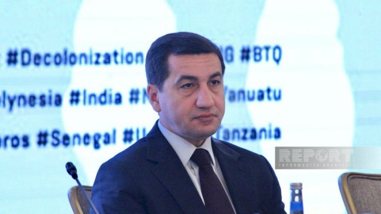 Hikmət Hacıyev Dubayda sərgilənən Azərbaycan pavilyonu barədə paylaşım etdi