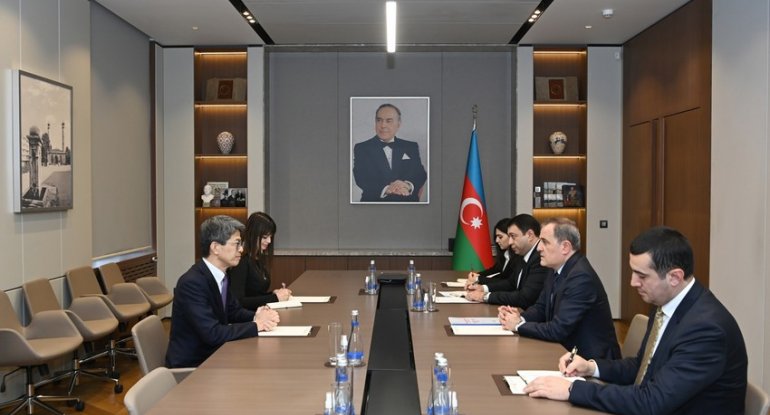 Ceyhun Bayramov Yaponiyanın ölkəmizdəki səfiri ilə görüşdü