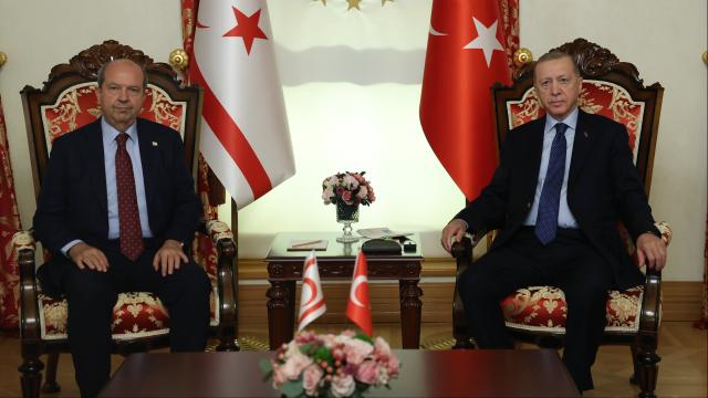 Ersin Tatar Ərdoğanla görüşdü