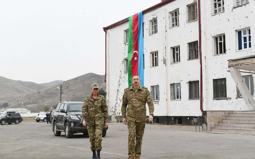 Prezidentlə xanımı Xocavənd və Xocalıya getdilər