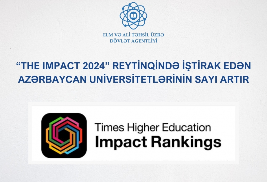 “THE Impact 2024” reytinqində universitetlərimizin sayı ARTDI