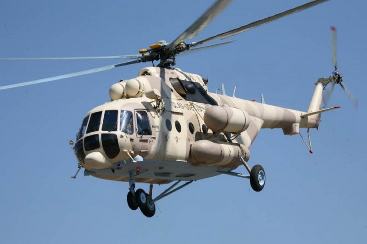 Qırğızıstanda hərbi helikopter qəzaya uğradı