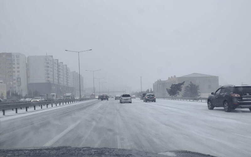 Bakıda bu yollar buz bağlayacaq - XƏBƏRDARLIQ!