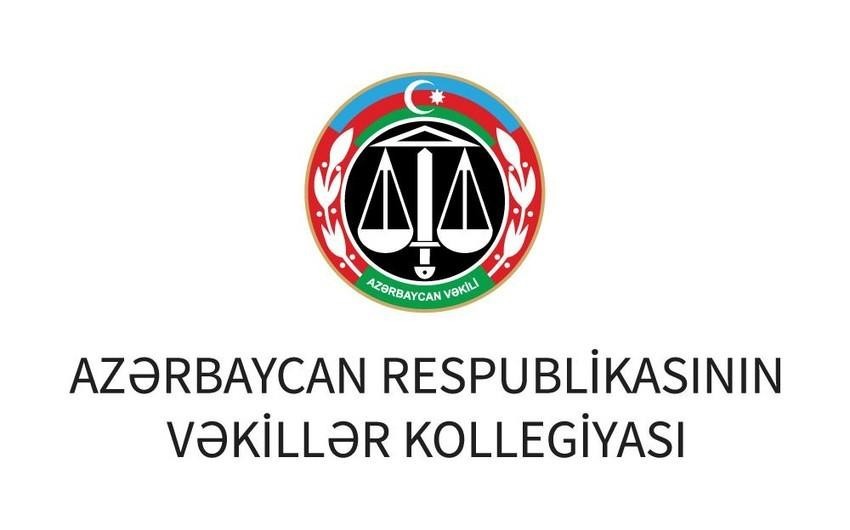 Vəkillər Kollegiyası qanunvericilikdəki yenilikləri hər ay ümumiləşdirərək təqdim edəcək