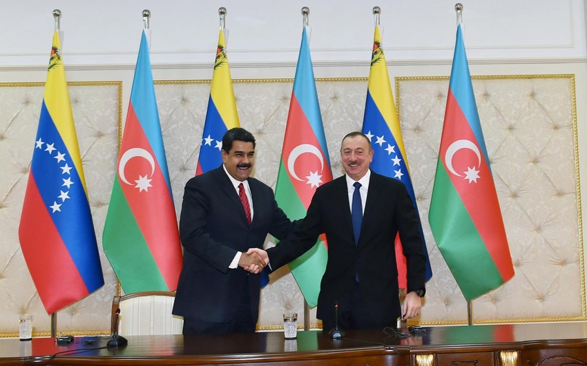 Nikolas Maduro İlham Əliyevi təbrik etdi