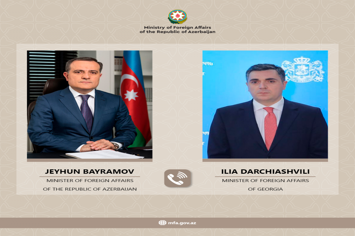 Ceyhun Bayramov və İliya Darçiaşvili arasında telefon danışığı OLDU