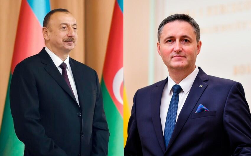 Denis Beçiroviç İlham Əliyevi təbrik etdi