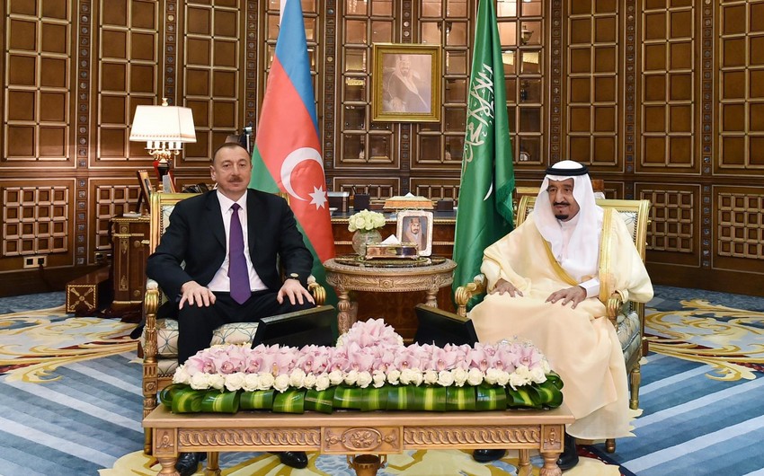 Səudiyyə Ərəbistanı Kralından İlham Əliyevə TƏBRİK