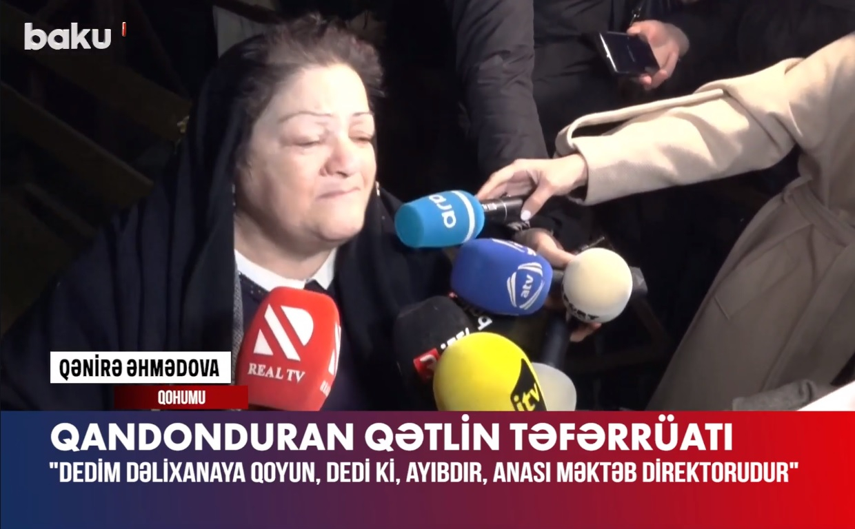 “Dedim ki, dəlixanaya qoyun, atası dedi, anası direktordur, ayıbdır” - Məhv olan ailənin qohumu + VİDEO