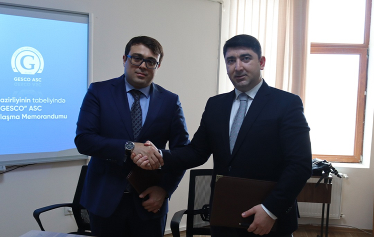 Təhsil Tələbə Krediti Fondu və “GESCO” ASC arasında memorandum imzalandı - FOTO